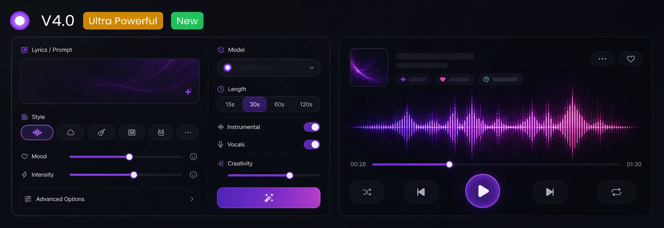 Free Music AI app screenshot